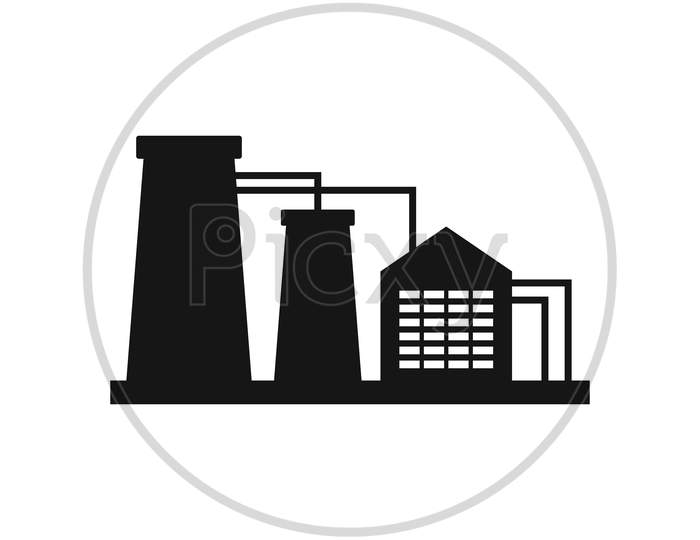 Industry Icon Illustrated In Vector On White Background