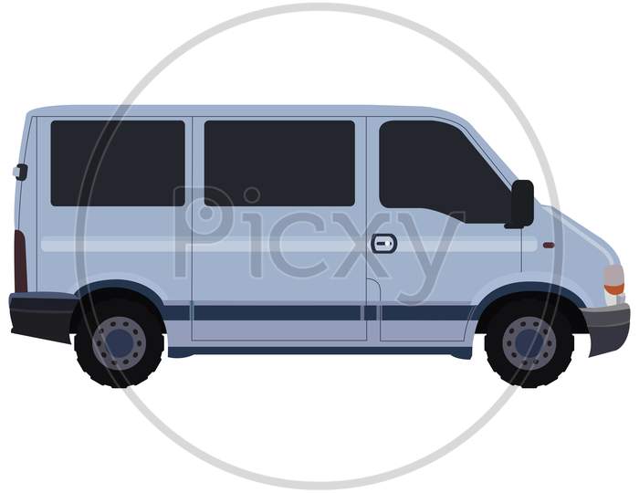 Van Icon Illustrated In Vector On White Background