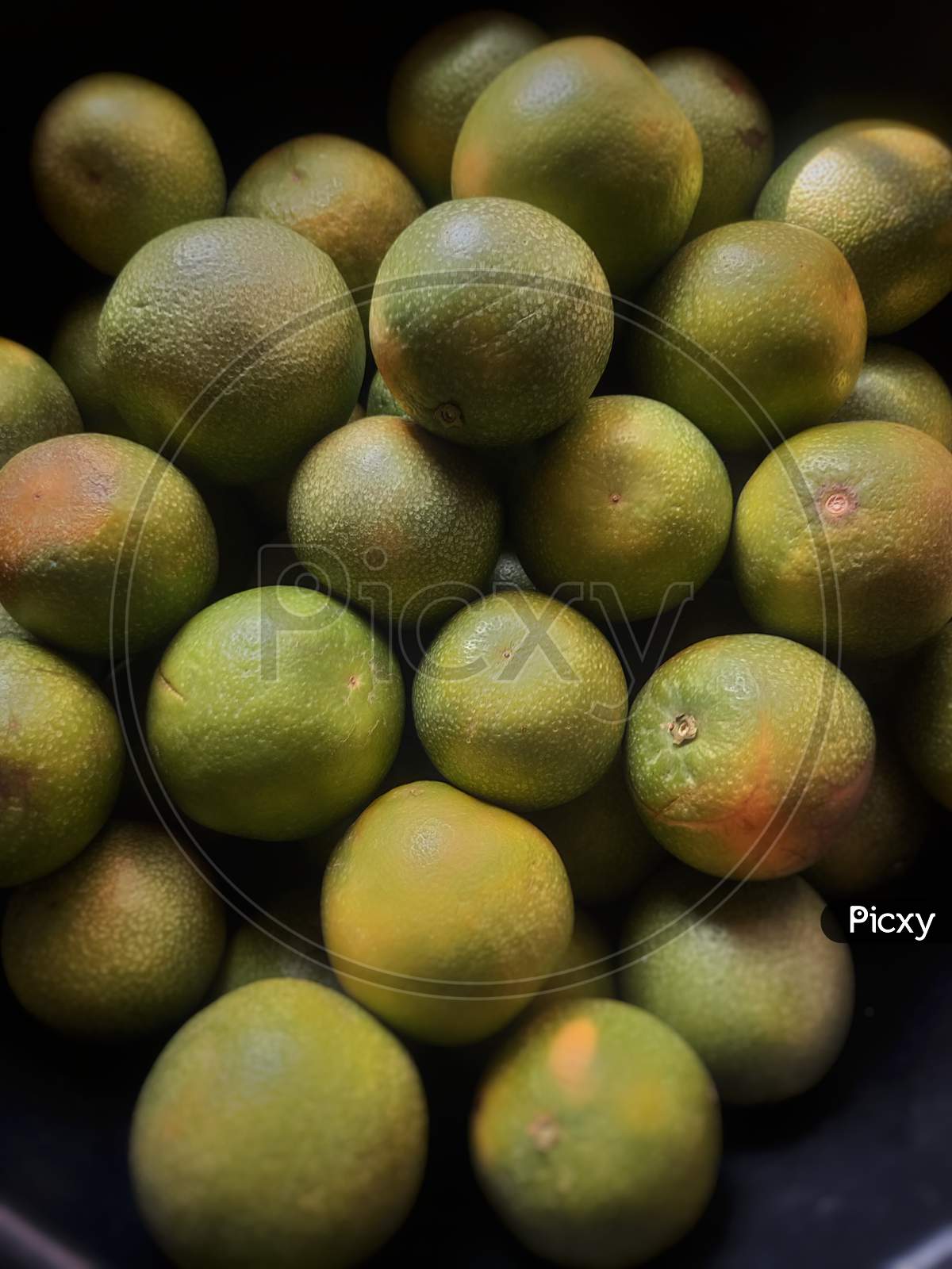 sweet lime fruits
