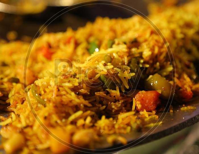 rice pulaav veg biryani