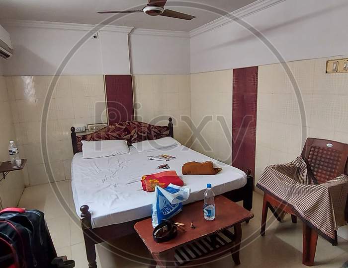 Budget hotel room (500 rupees)in ongole, Andra pradesh, India