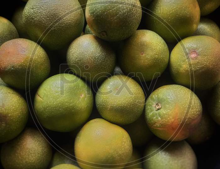 sweet lime fruits