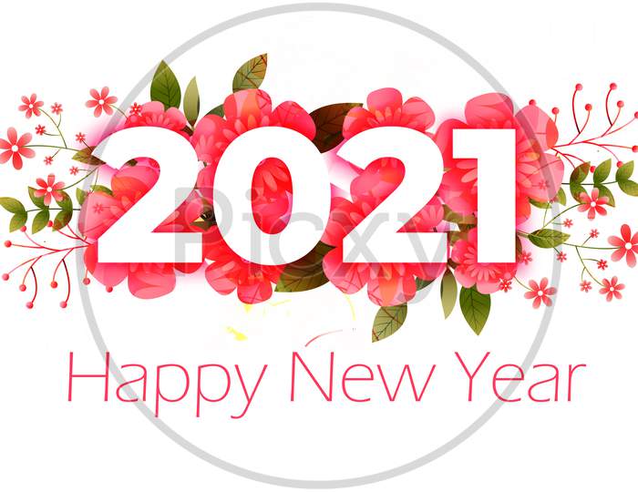 A Happy New Year 2021 Card