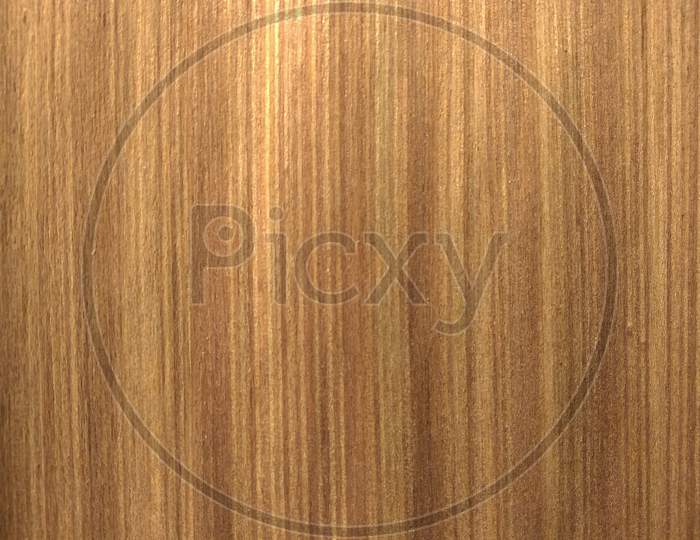 Natural Brown Teak Quarter Wood Texture Background. Veneer Surface For Interior And Exterior Manufacturers Use.