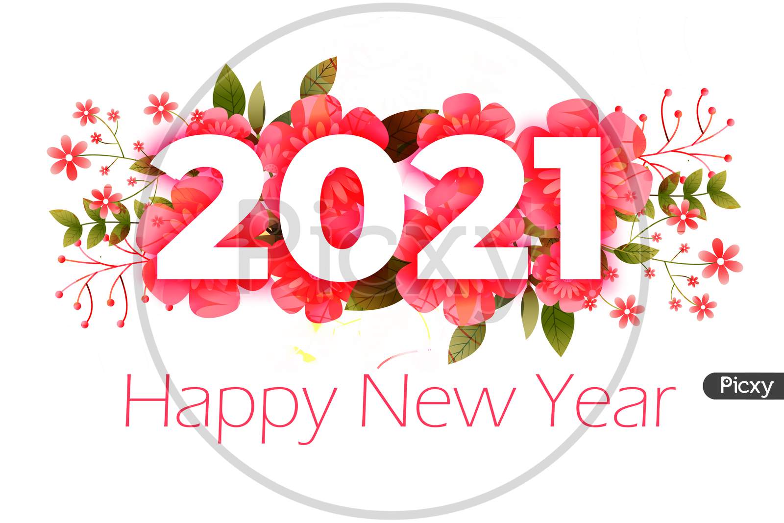 A Happy New Year 2021 Card
