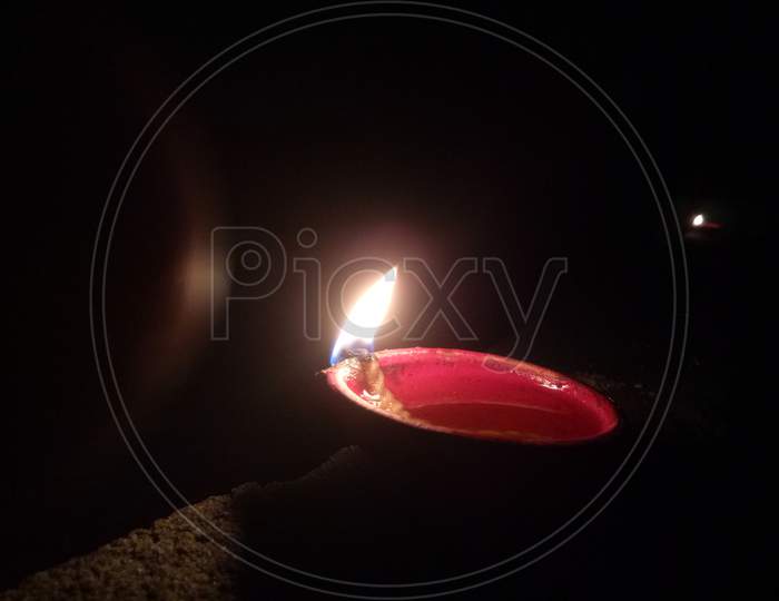 Candle light at night, Diwali