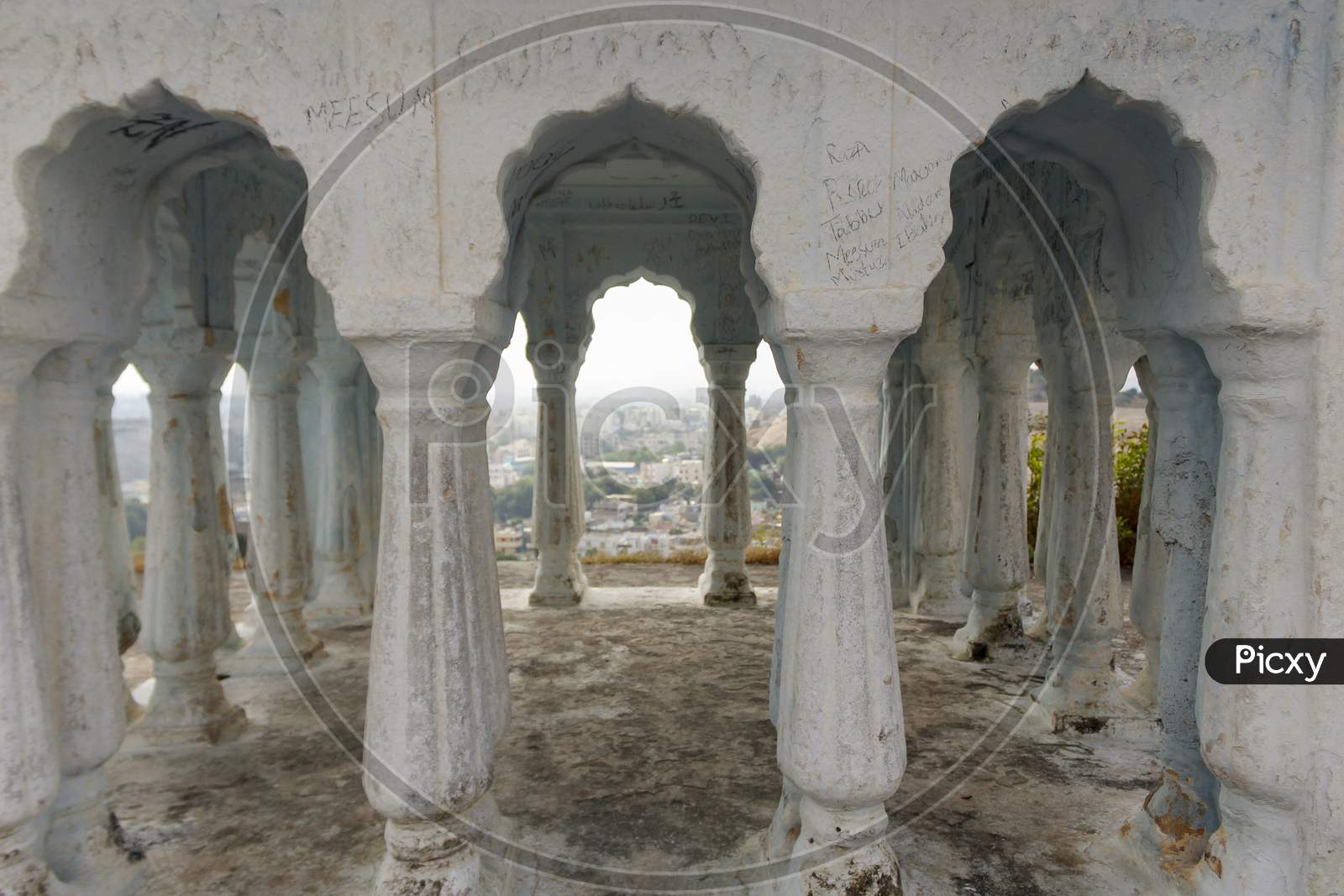 Image of Panaromic view from moula ali hill dargah secunderabad ...