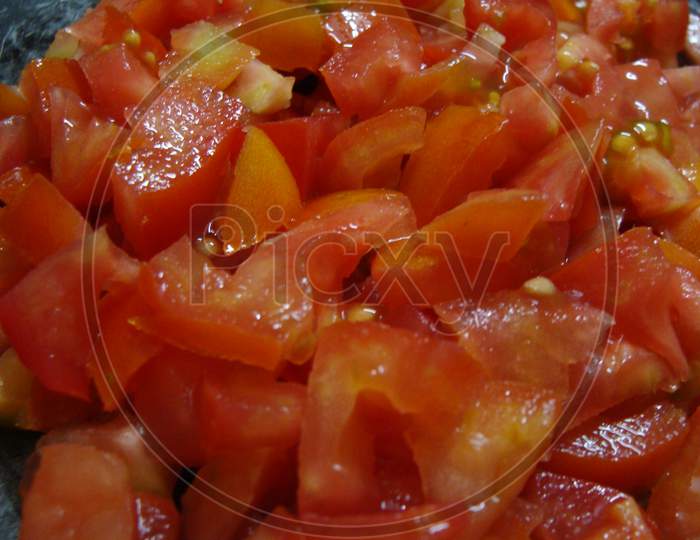choped tomato's