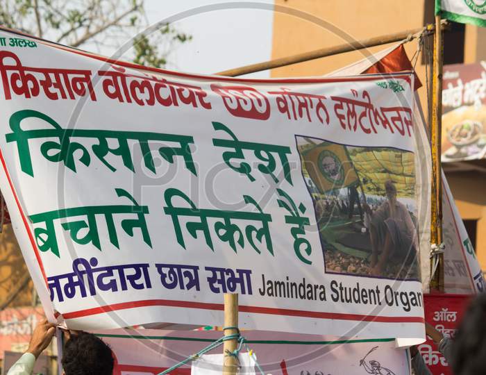 Farmers Are Protesting Against The New Farm Laws In India, Farmers Protest At Delhi-Haryana Singhu Border.
