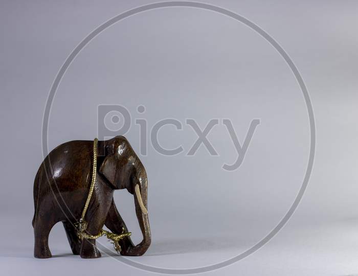 Wooden Carved Miniature Elephant