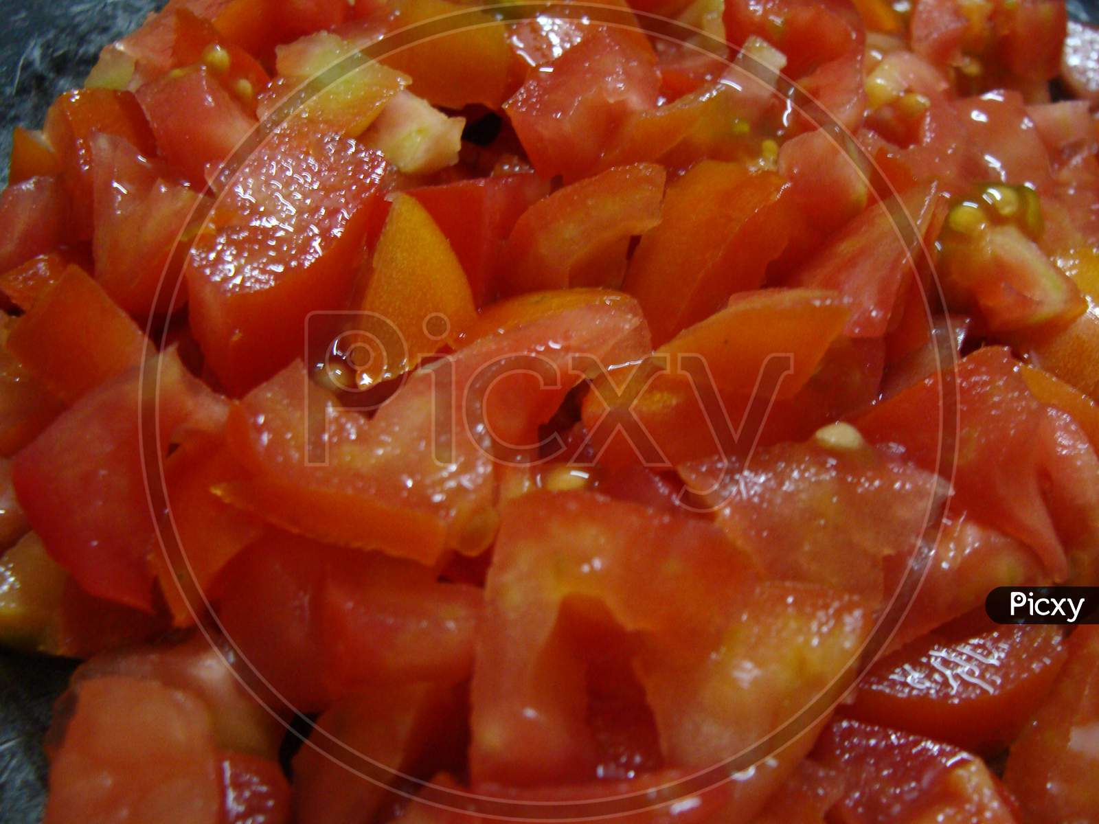 choped tomato's