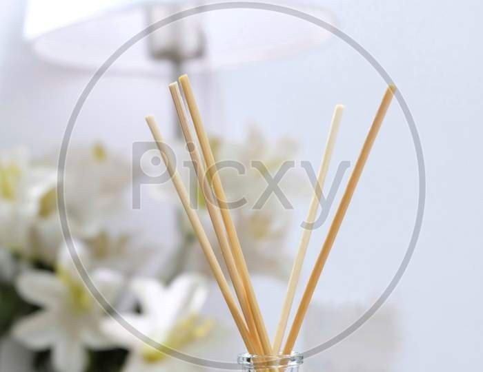 Reed Diffuser Essential Aromatherapy Oil In The Bedroom