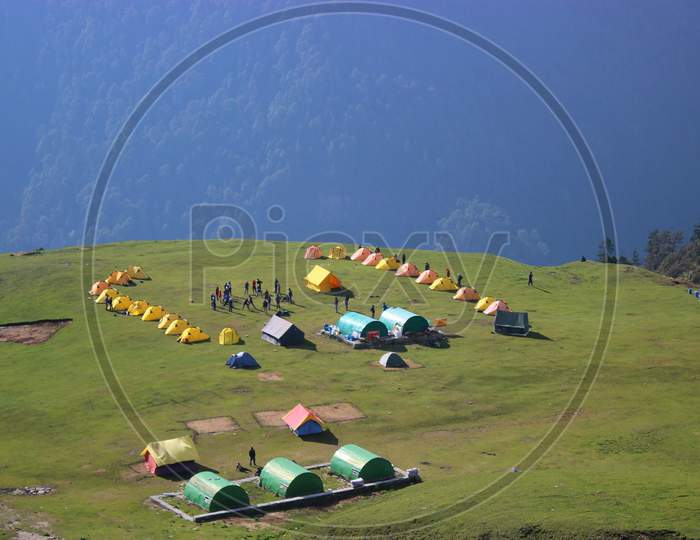 A campsite in himalaya