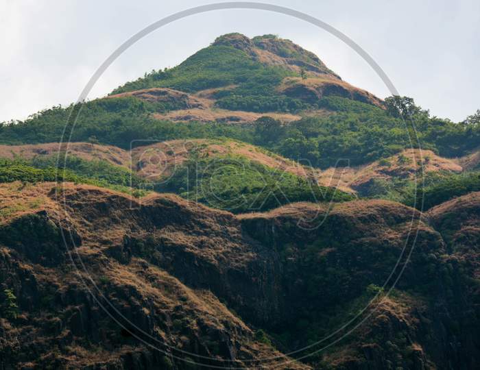 Glorious Mountain Peak , Tamhini Ghat, on the way from Konkan to Pune