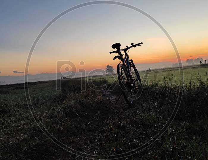Evening biclycle