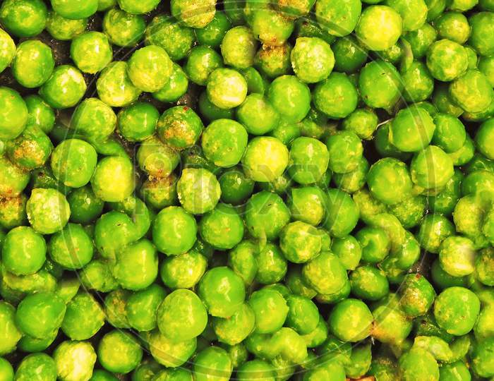 Texture Of Peas In The Kitchen