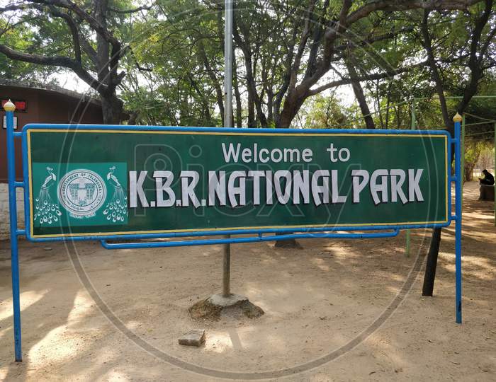 KBR national park entrance board