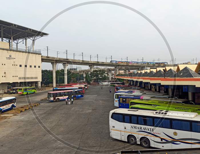 MGBS Metro Rail Station Hyderabad Telangana India