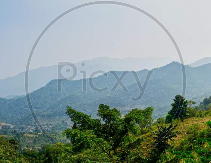 Beautiful Panoramic view from araku Valley