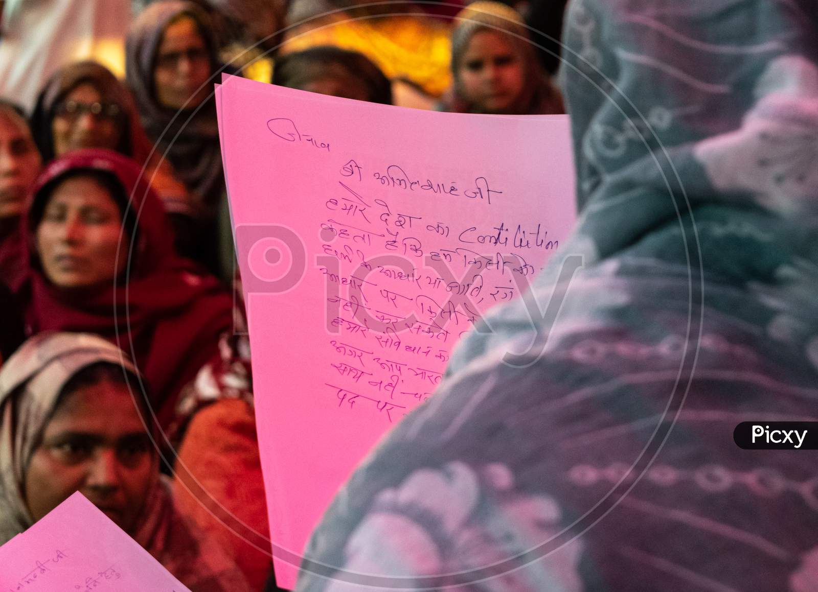 Women from Shaheen Bagh write to Prime minister Narendra Modi and Amit Shah during a campaign against Citizenship Amendment Act Caa National Register Of Citizens Nrc And National Population Register Npr