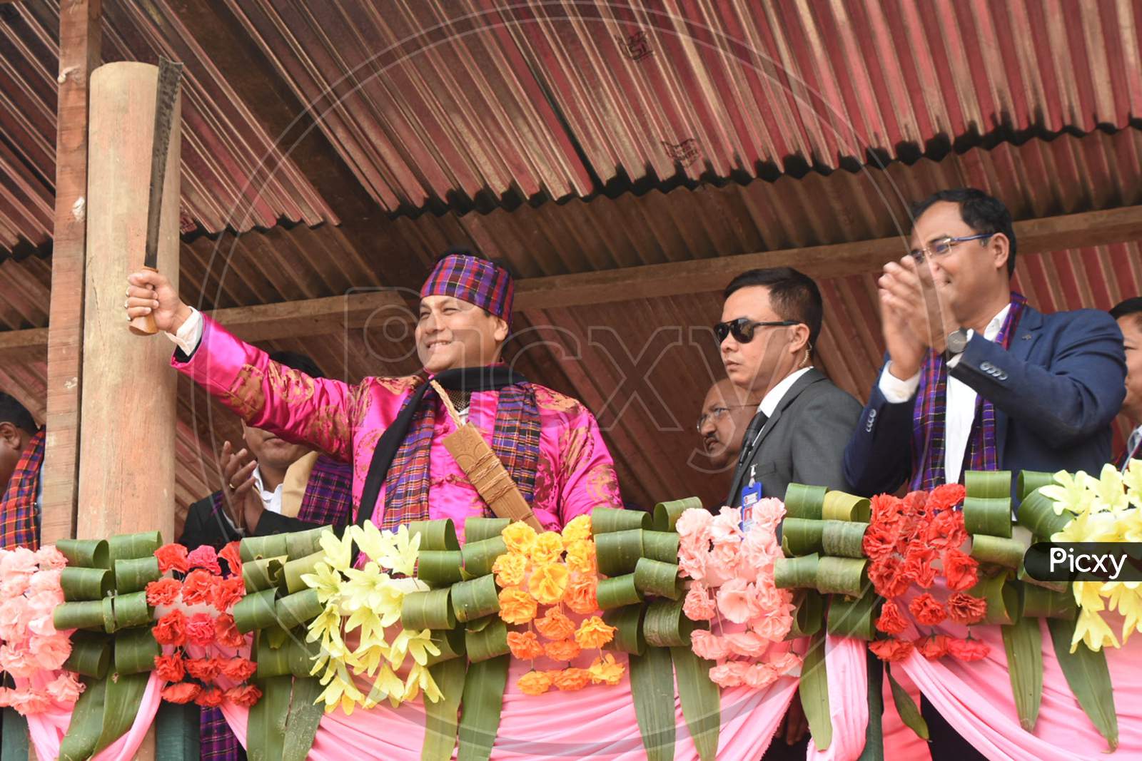 Shapawng Yawng Manau Poi festival in Assam