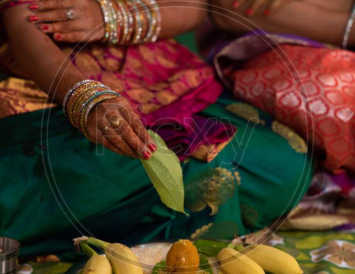 South Indian  Wedding Rituals of Bride  At a Wedding Ceremony