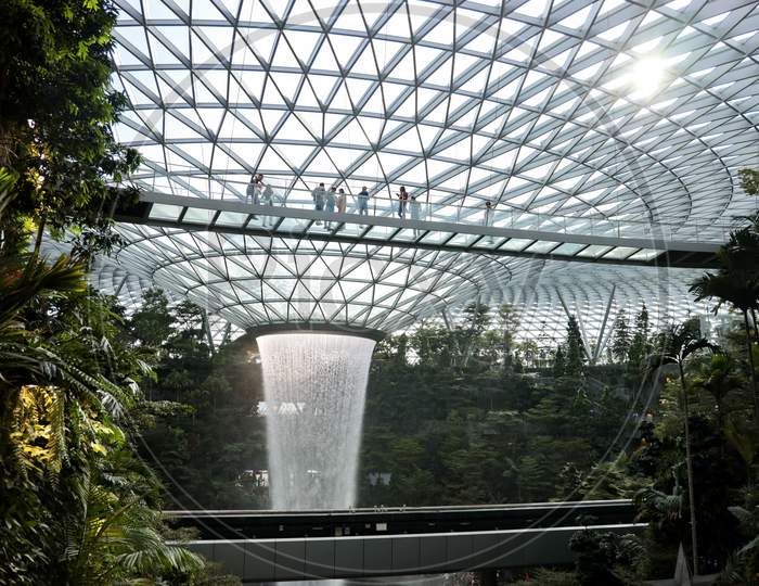 Skybridge at  Waterfalls At Jewel Changi Airport , Singapore