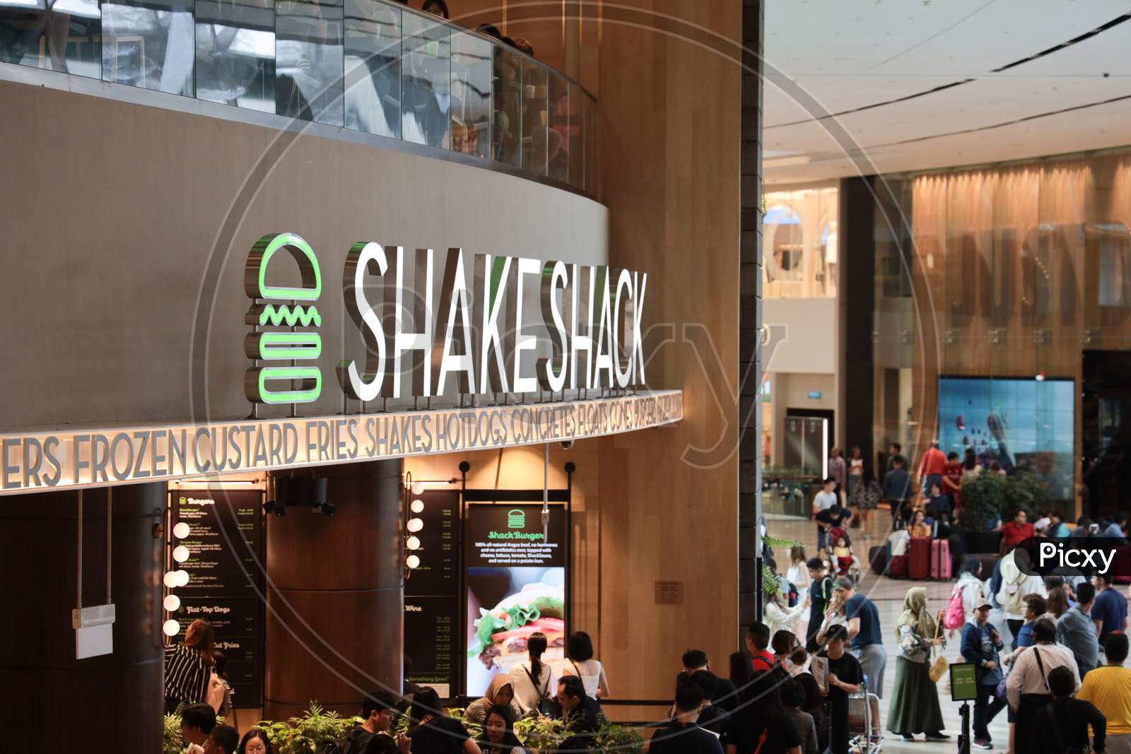 SHakeshack Store At Changi Airport, Singapore