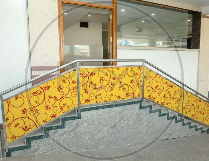 Staircase With Both Side Entrance