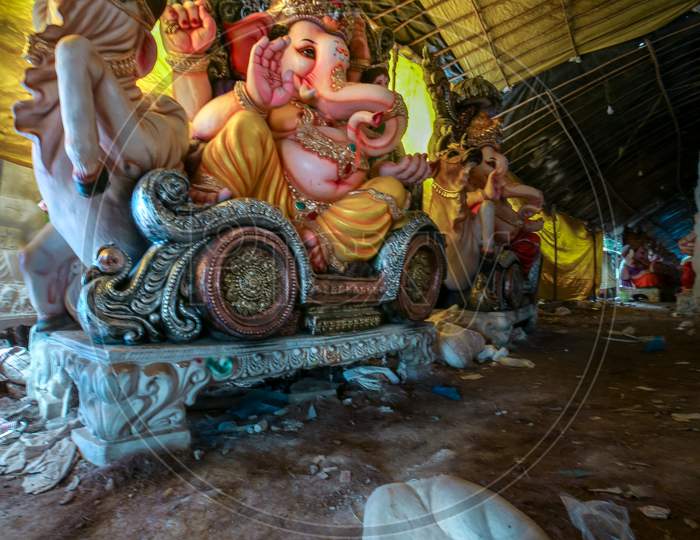 Making of Lord Ganesha Statue