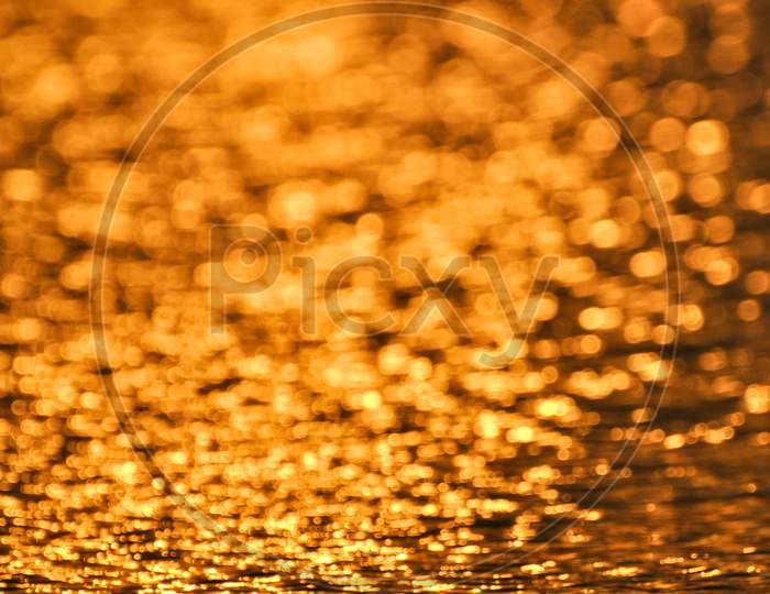 Golden light on the water