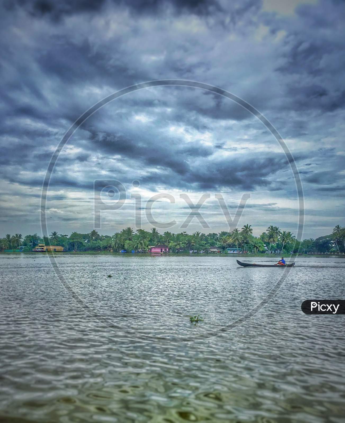 Rowing over backwaters - Allepey ❤️ #shotoniphone .