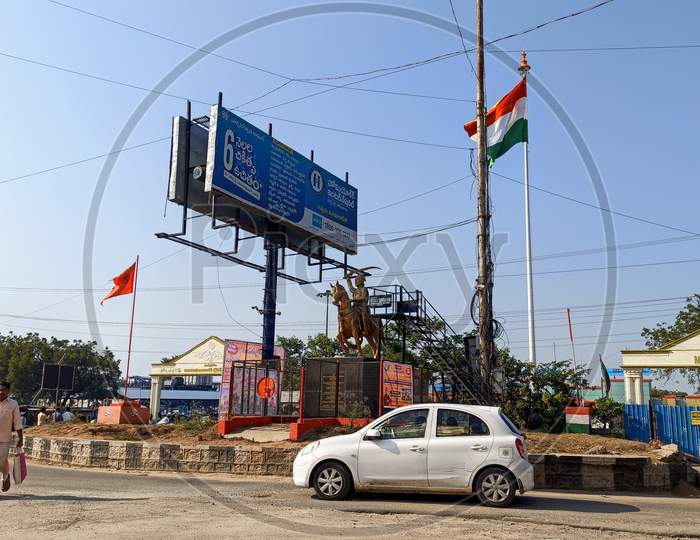 Railway Station Circle Nizamabad City Telangana India