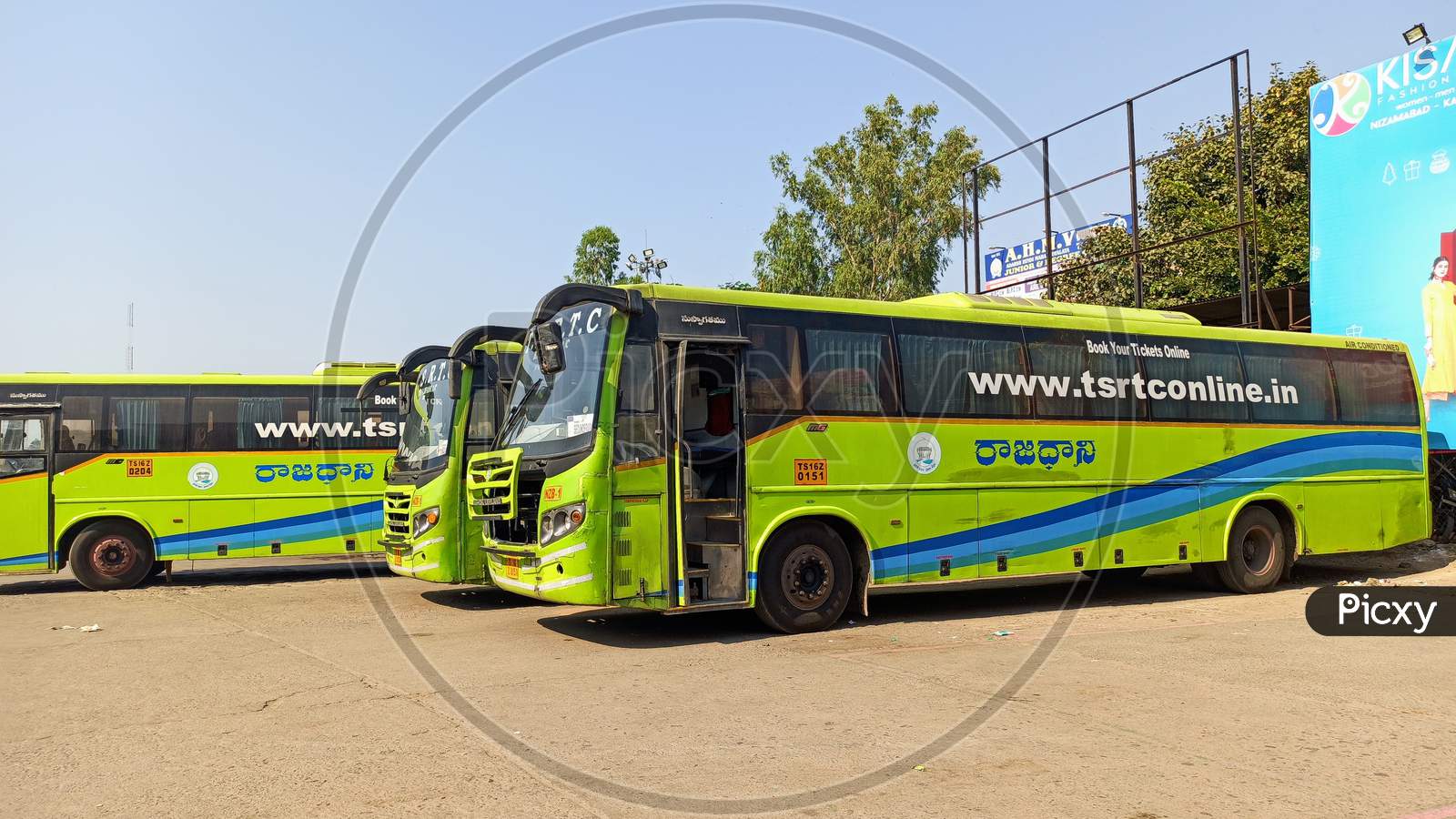 Telangana State Road Transport Corporation Busstand Nizamabad Telangana India