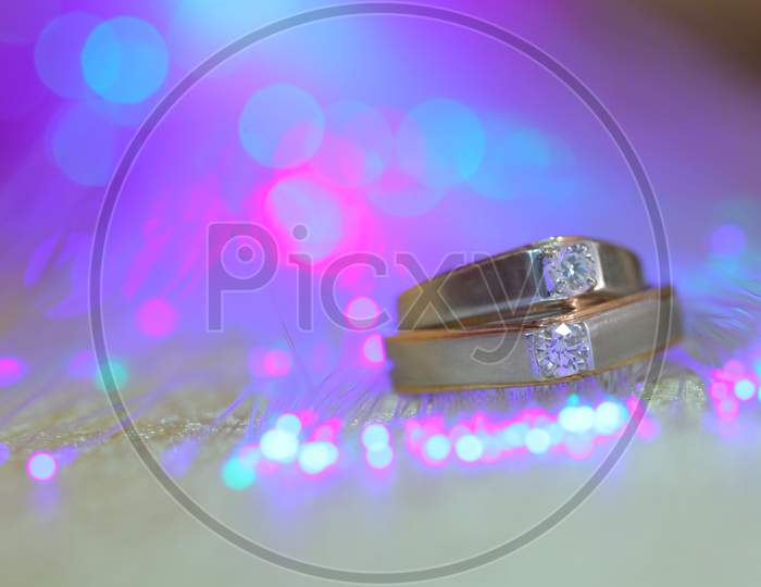 View of Wedding Diamond Rings