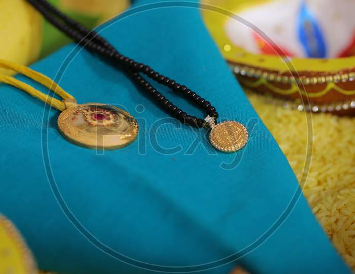 Mangalsutra during the Wedding Puja