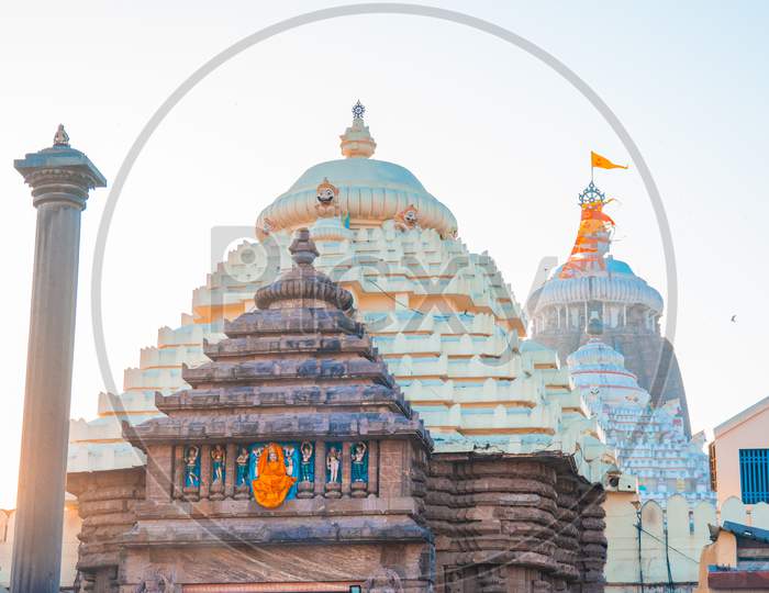 Jagannath Temple Shrine In Puri , Odisha