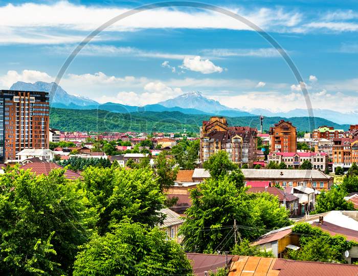 Cityscape Of Vladikavkaz In Russia