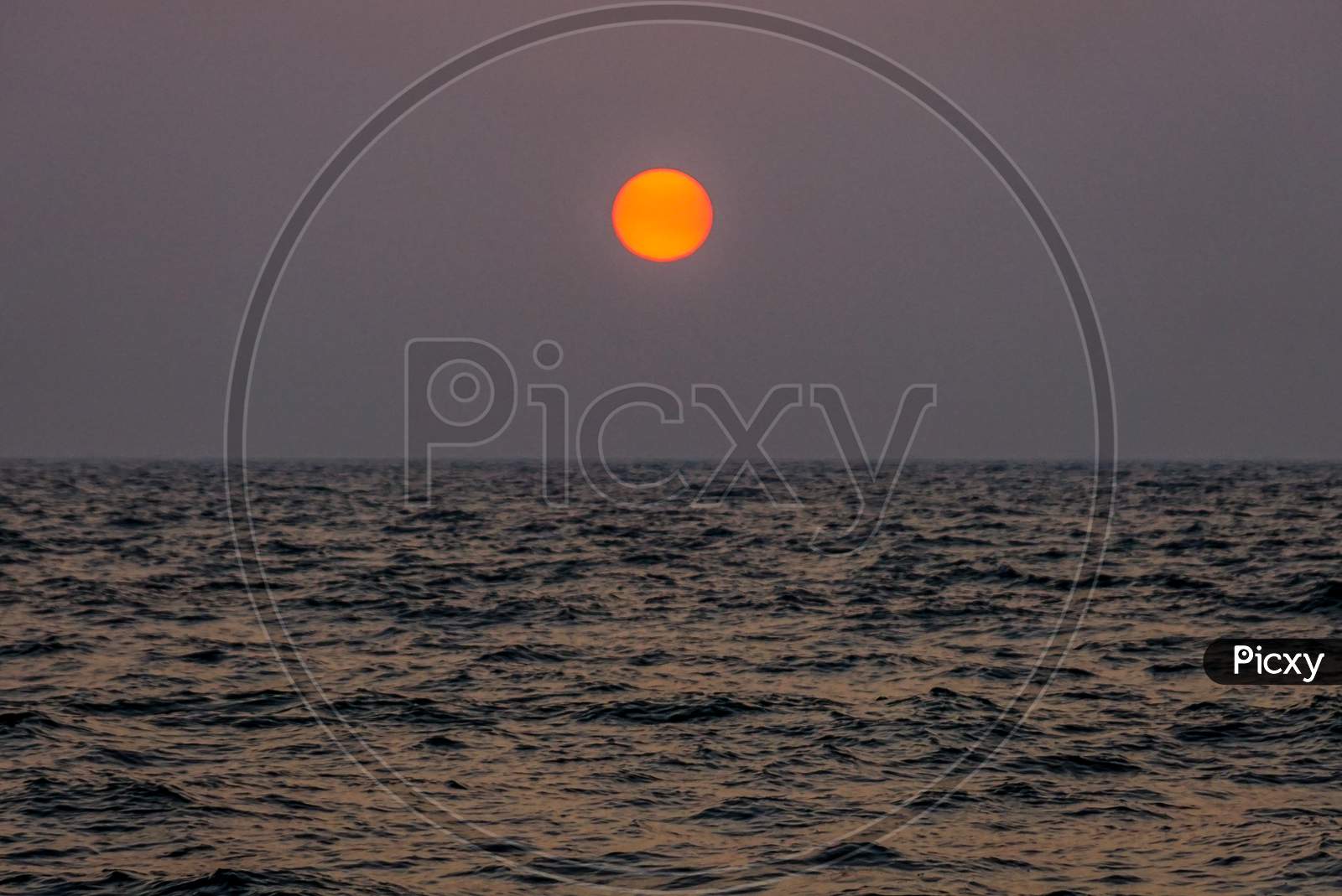 A Sunset by the Goa beach