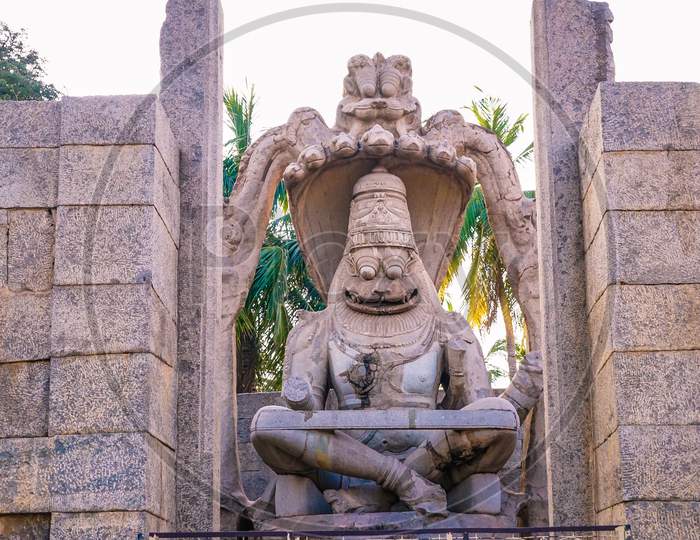 Stone sculpture of Lord Anjaneya Statue