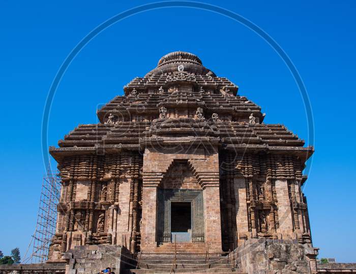 Ancient Hindu Temple Shrine of Konark Sun Temple , Odisha