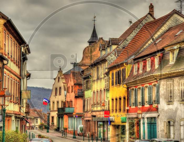 Street In Wasselonne - Bas-Rhin, Alsace, France