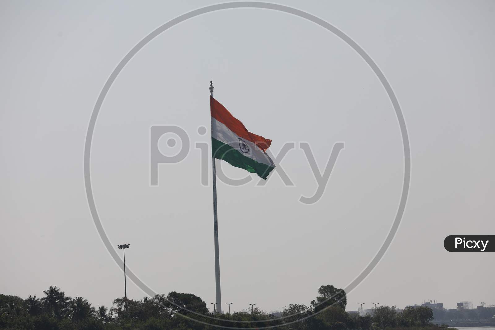 Big Indian National Tri Colour Flag