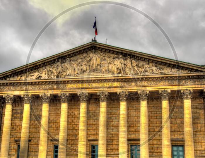Palais Bourbon - National Assembly Of France In Paris