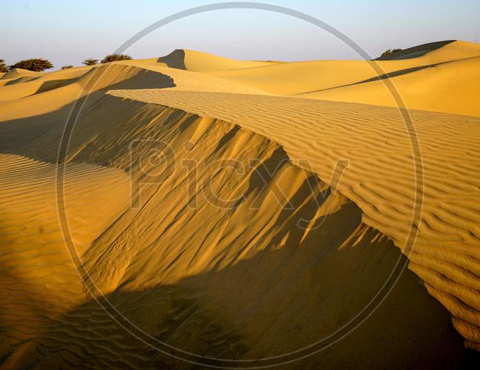 Landscape of Sand dunes