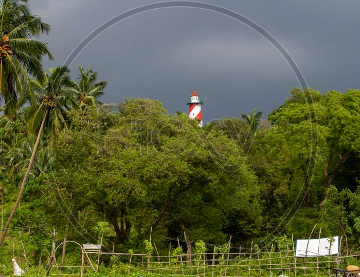 Lighthouse in Ross Island, Andaman