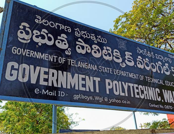 Government Polytechnic College Warangal Telangana India