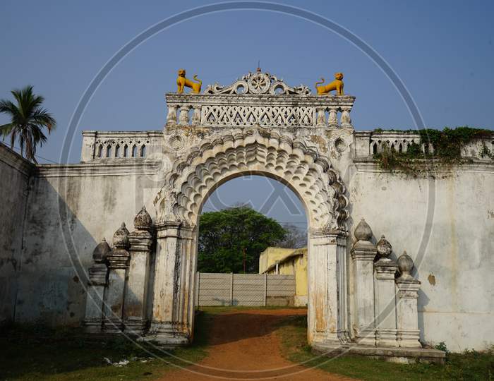 Ancient Triumphal arch gate entrance