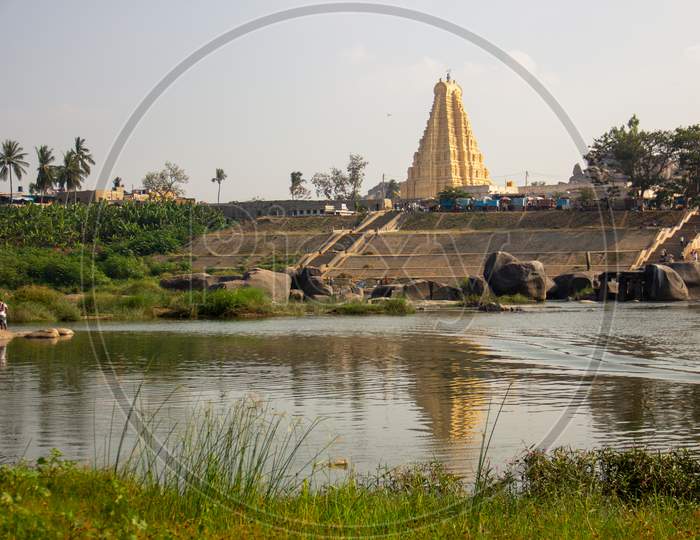 Sree Virupaksha Temple from Tungabadra River