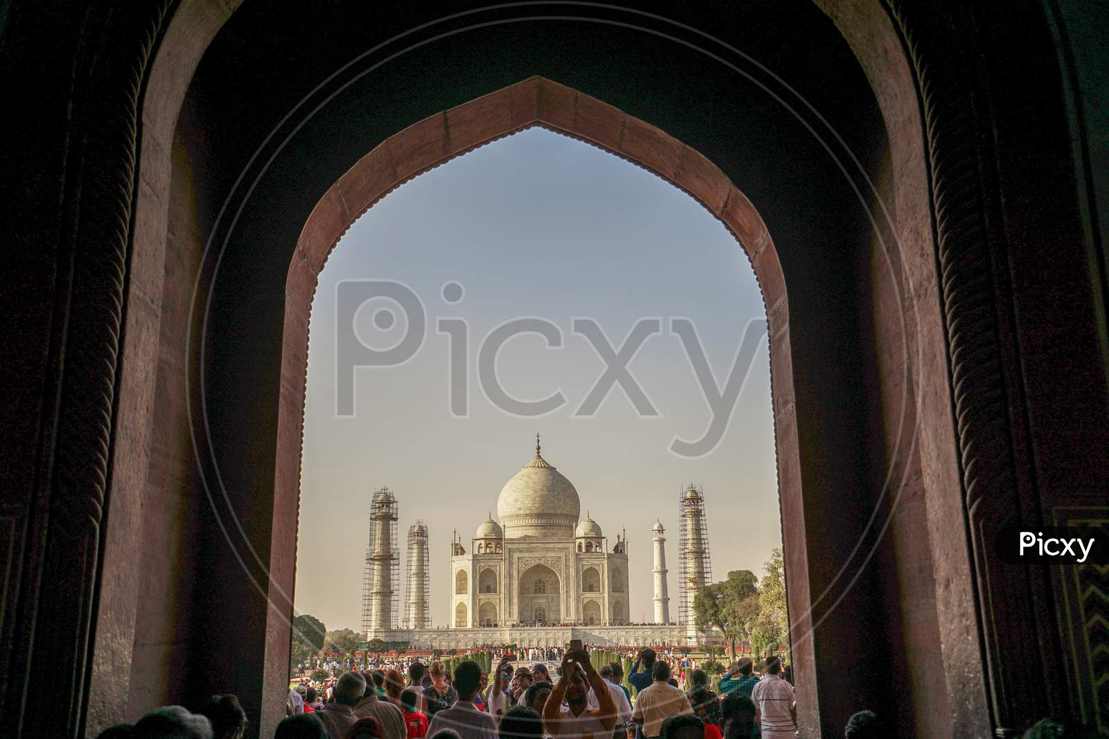 View of Taj Mahal from the Triumphal arch